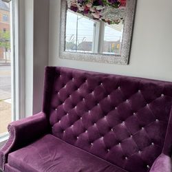 Luxury Purple Couch 