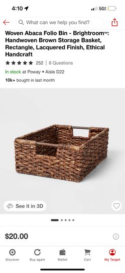 Target Wicker Baskets 🧺 Like New 
