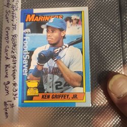 Ken Griffy Jr. rookie. All star #336 bloody star error card
