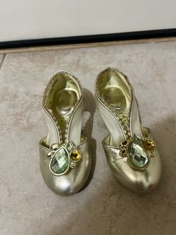Disney Princess Tiana Costume Kids Girl Shoes Size 9/10