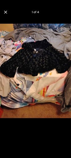 Brittney Spears for Candies" Faux Fur Coverlet/Shrug