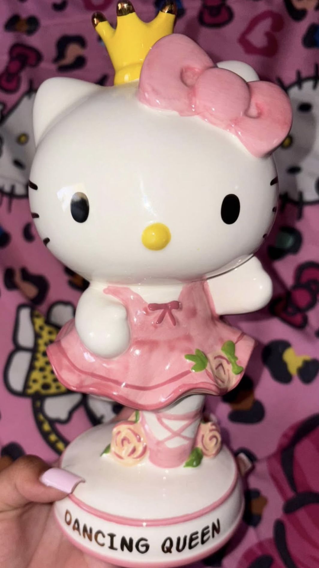 Hello Kitty Dancing Ballerina Ceramic