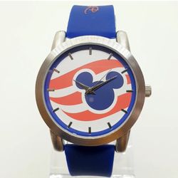 Disney Cruise Line Disney Mickey Mouse Blue and Red UNIX Hand-Watch 