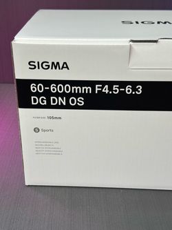 Sigma Lens for Sony E-Mount 60-600mm Brand New