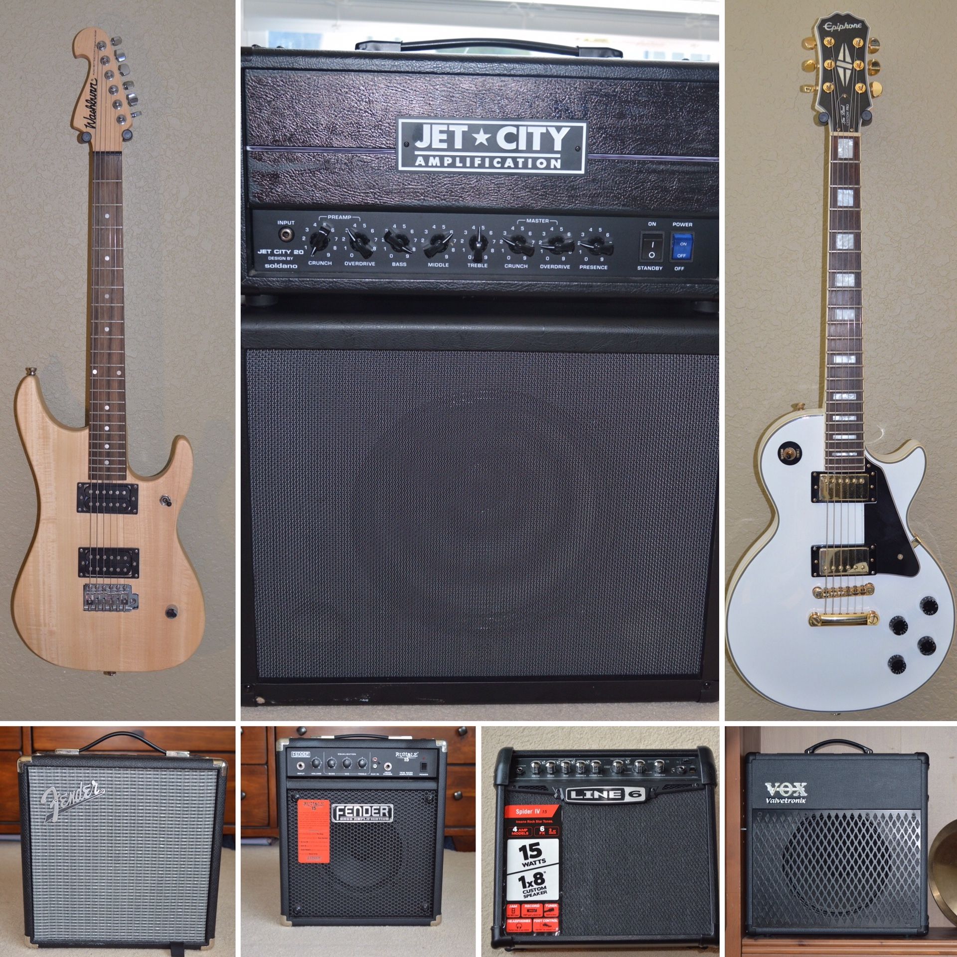 Selling An Entire Guitar Rig - Guitars, Guitar Amps, and Bass Amps!