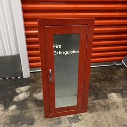 Vintage Fire Extinguisher Cabinet 