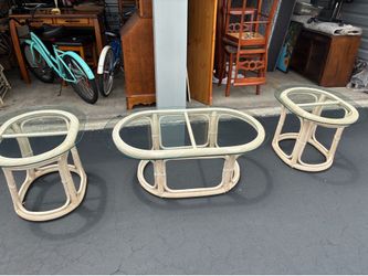 Rattan Table set