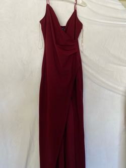Burgundy Dress