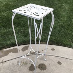 Tall vintage cast iron plant stand 