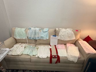 Vintage Baby Dresses Shoes Blankets (70 & ‘40s)