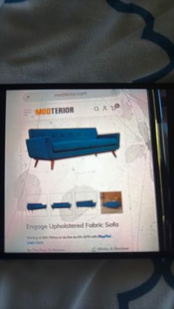 Mid Century Modern sofa from Article