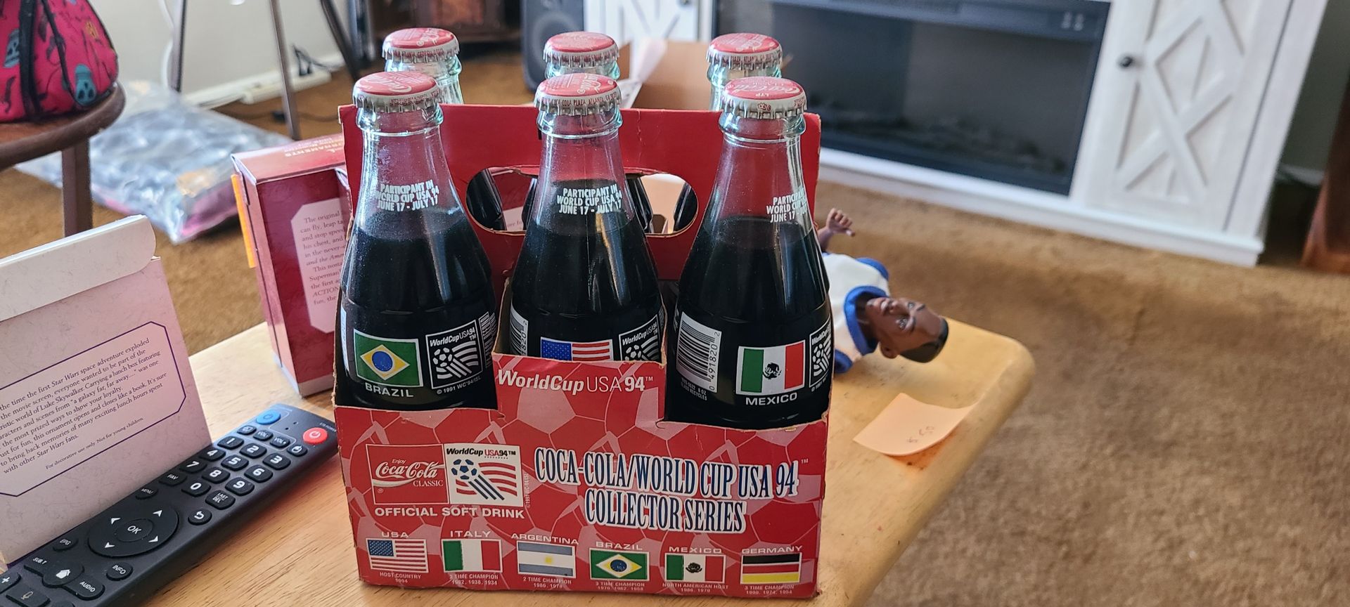 1994 World Cup Collector Set Coke Bottles