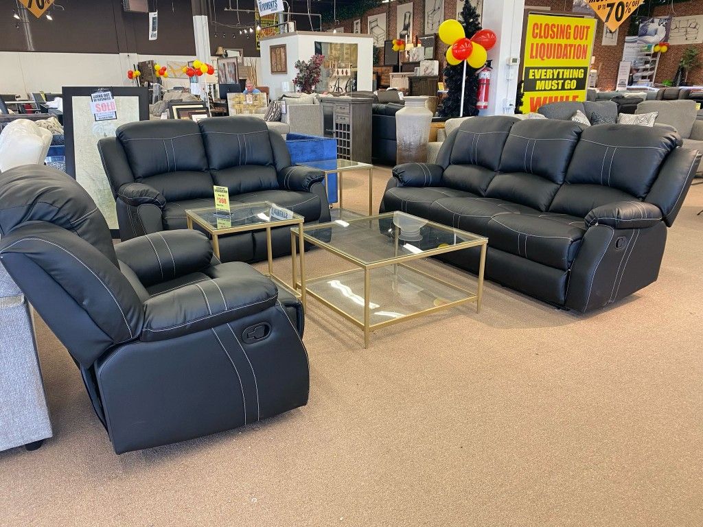 Recliner Set!! Sofa, Loveseat And Chair! Brand New $1495!!