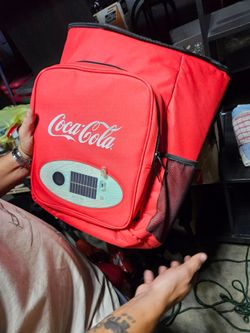 Coca-Cola Insulated Cooler Bag with Speaker