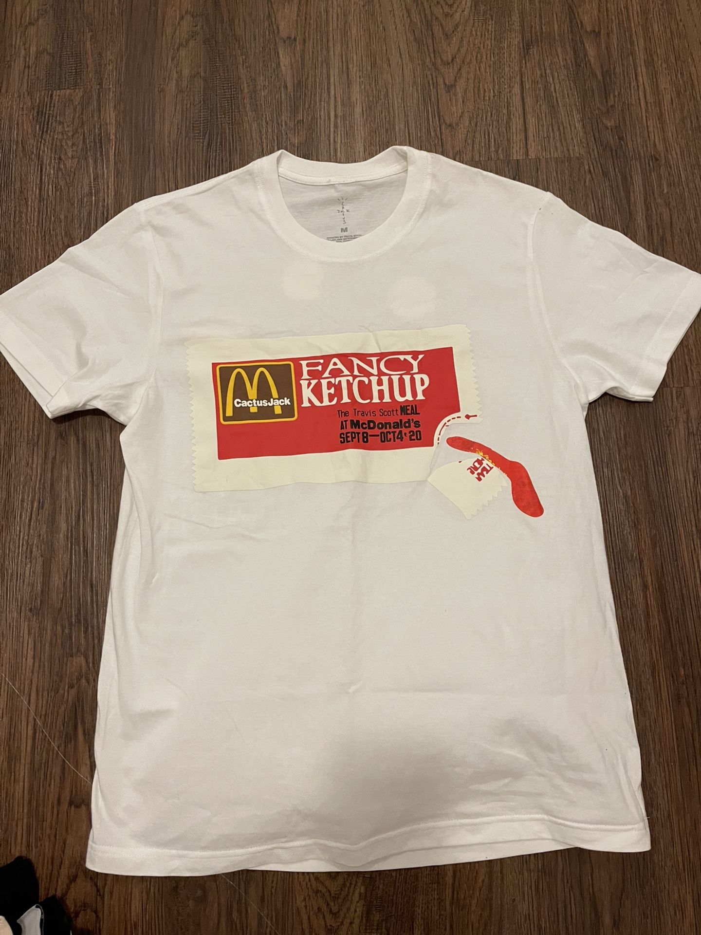 Travis Scott x McDonald’s Fancy Ketchup Tee