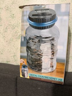 Money counting jar