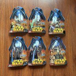 NEW Star Wars - Anakin Skywalker Padme Yoda Mace Windu figure - Revenge of the Sith