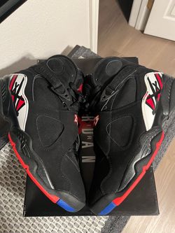 Nike Air Jordan 8 Retro Playoffs 2023 Mens Size 10.5 Black True Red White 305381-062