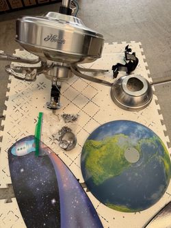 Hunter Discovery 48" Outer Space Galaxy Ceiling Fan with Earth Globe Light