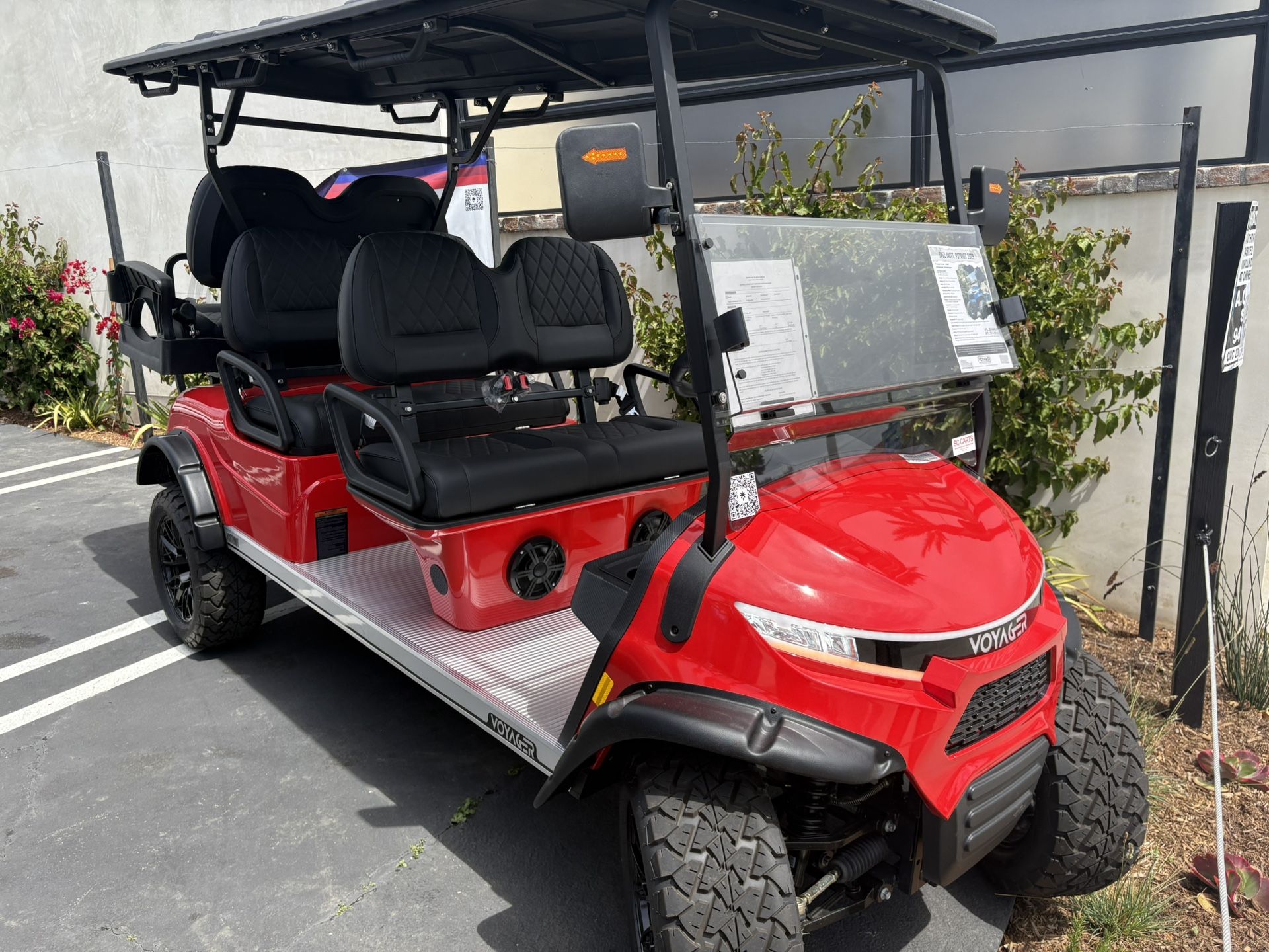 2025 Voyager Patriot 6-Passenger Lifted 72-Volt Street Legal LSV Golf Cart