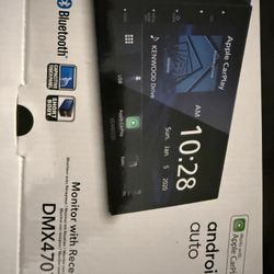 Kenwood 6.8” Multimedia Receiver And monitor New! Car Stereo Screen