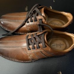 New Clark Collection Youareg Vibe Brown Leather