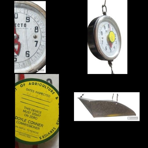 Antique Detecto Hanging Scale 