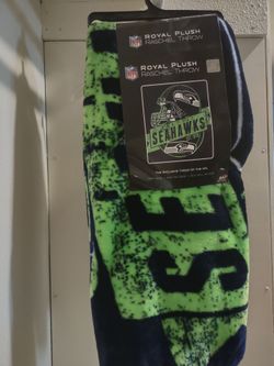 Seattle Seahawks Royal Plush Blanket