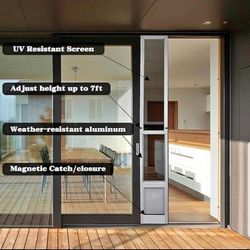 Large Pet Door For Sliding Glass Door With Clear Flap,

Dog Door for Sliding Glass Door, 