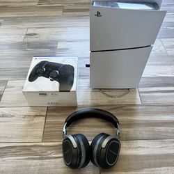 PS5 Slim Digital Pro Controller Turtle Beach Bundle