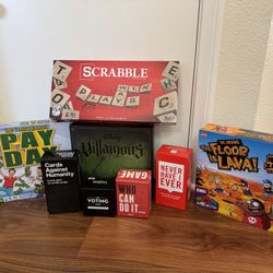 Set Of Board Games Card Games (7 Games) 