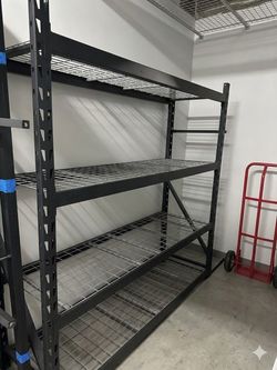 Husky Heavy Duty 4-Shelf Industrial Shelving Unit