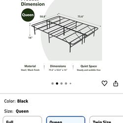 Queen bed frame