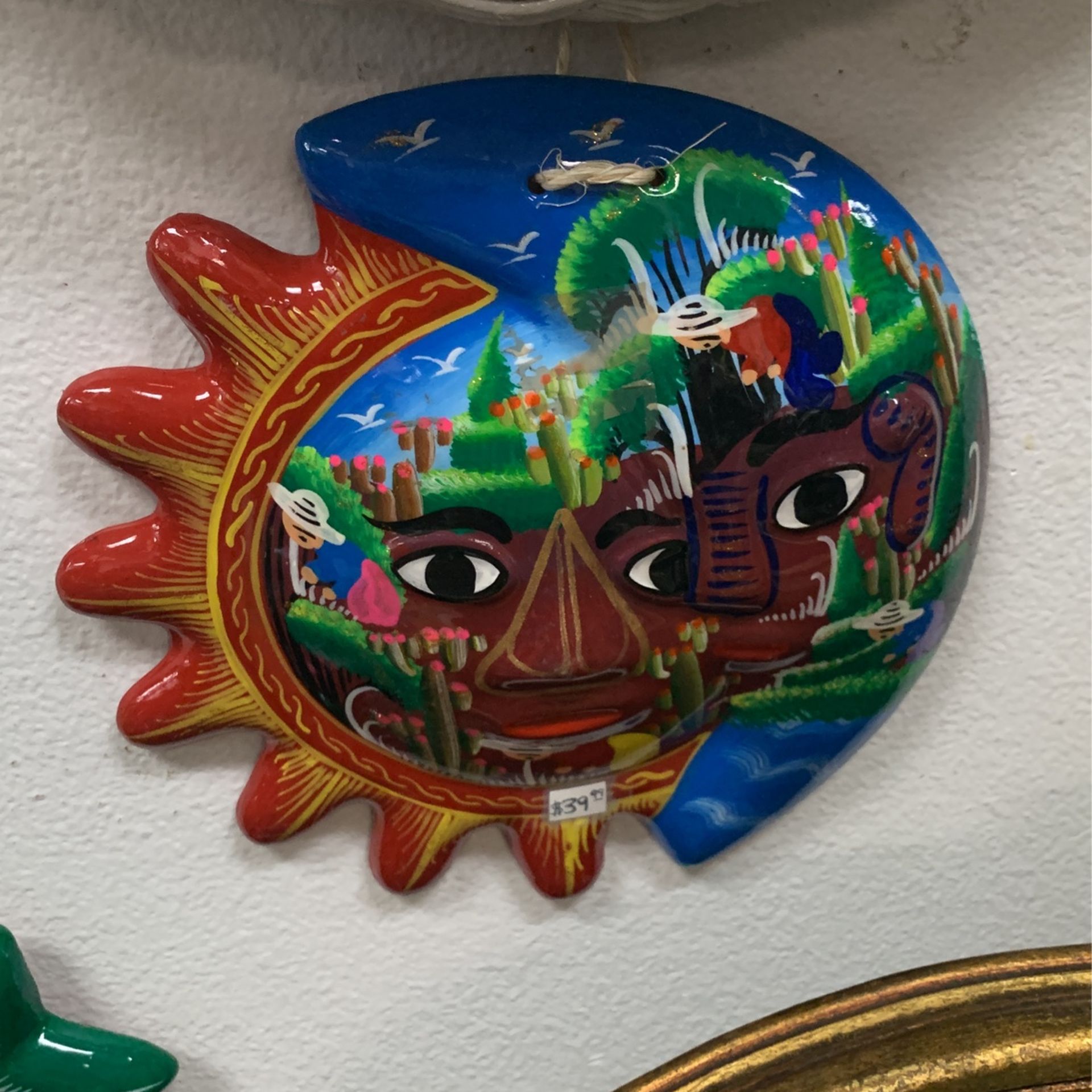 Ceramic Sun And Moon