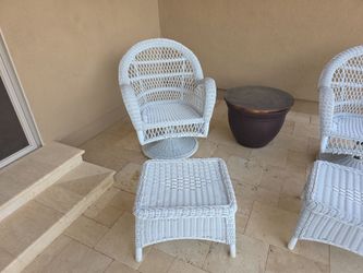 wicker chairs