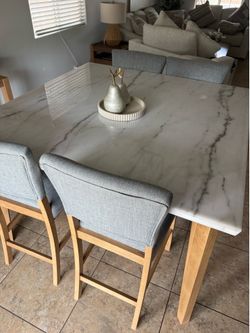 REAL MARBLE DINING TABLE