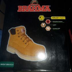 Botas de Cuero Punta De Acero 