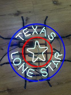 Texas Lone Star Neon Sign