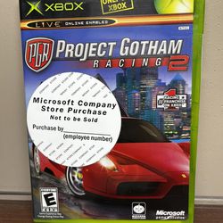 PGR Original Xbox Project Gotham Racing 2 Video Game *New*