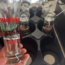 Budweiser glasses antique