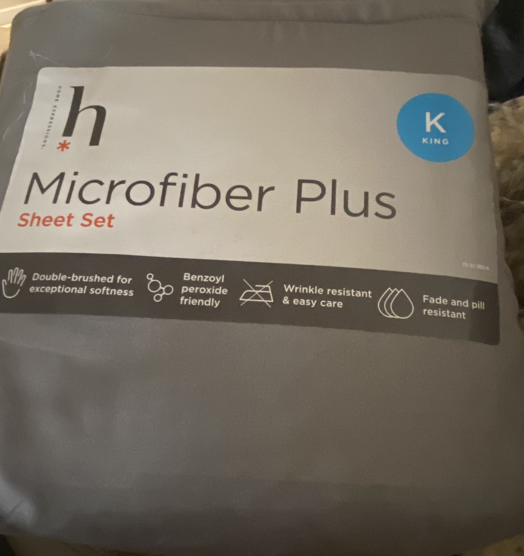 home expressions microfiber plus sheet set king