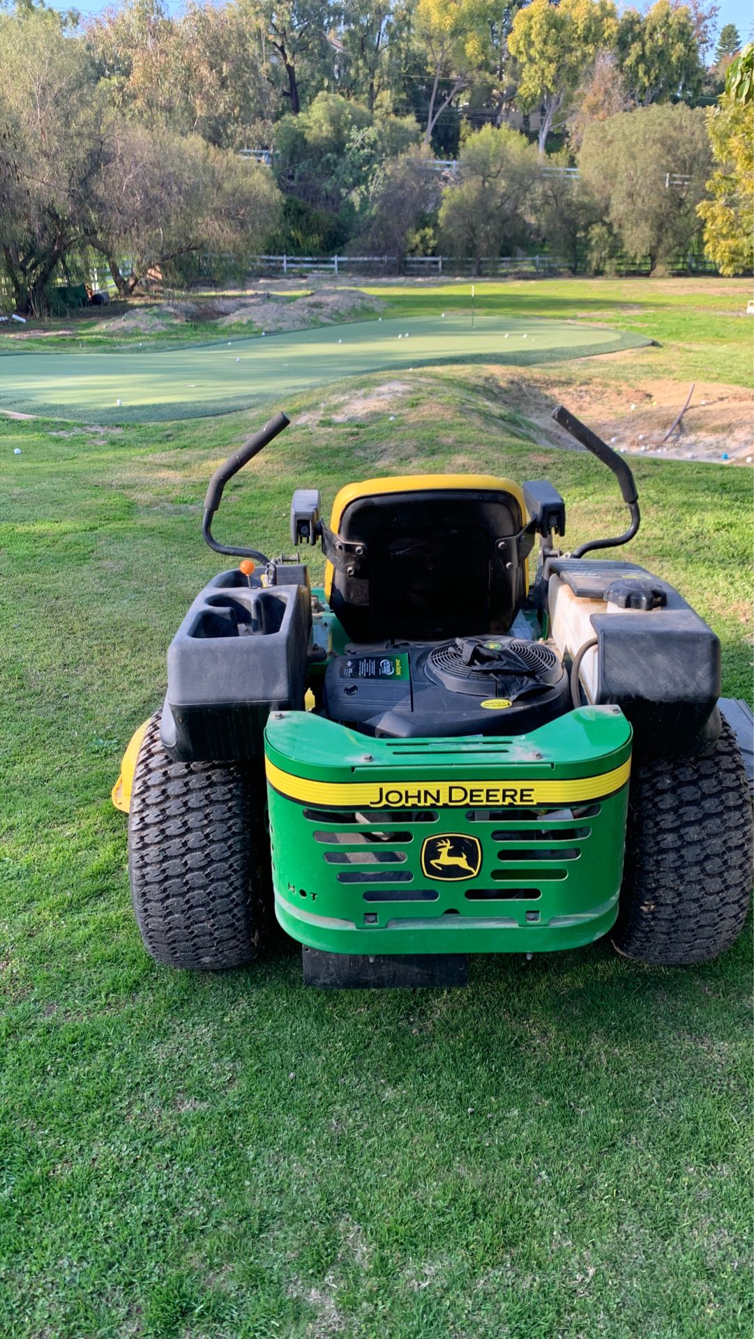 John Deere riding lawn Mower