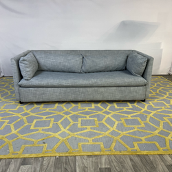 ( Delivery Available ) West Elm Shelter Light Gray Sofa Sleeper