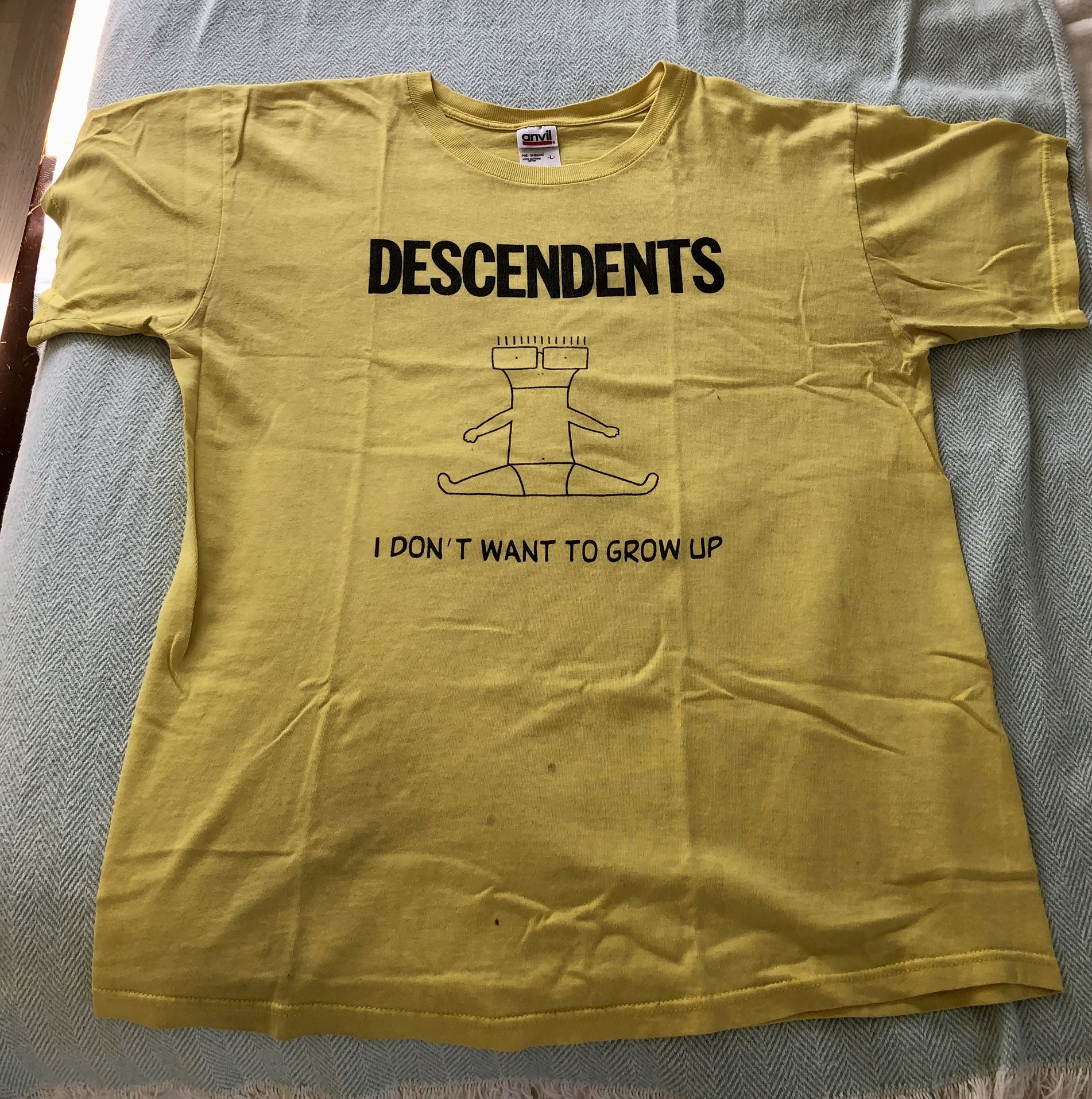 Vintage Descendents T-shirt I Don’t Want To Grow Up Punk Rock Milo Fat Wreck Chords Epitaph