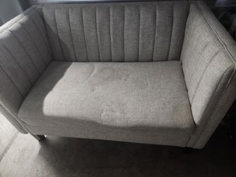 Gray Love Seat