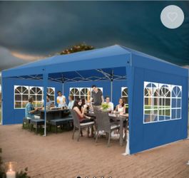 10x20 Pop Up Canopy with Sidewalls