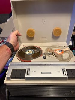 Vintage 1965 Grundig TK 14L De Luxe Reel-to-Reel Tape Recorder w/ Reels