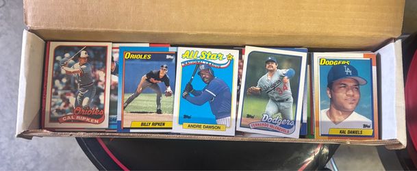 Baseball cards, tops / upper deck from the 80’s on up!