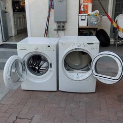 Front-load washer and dryer set