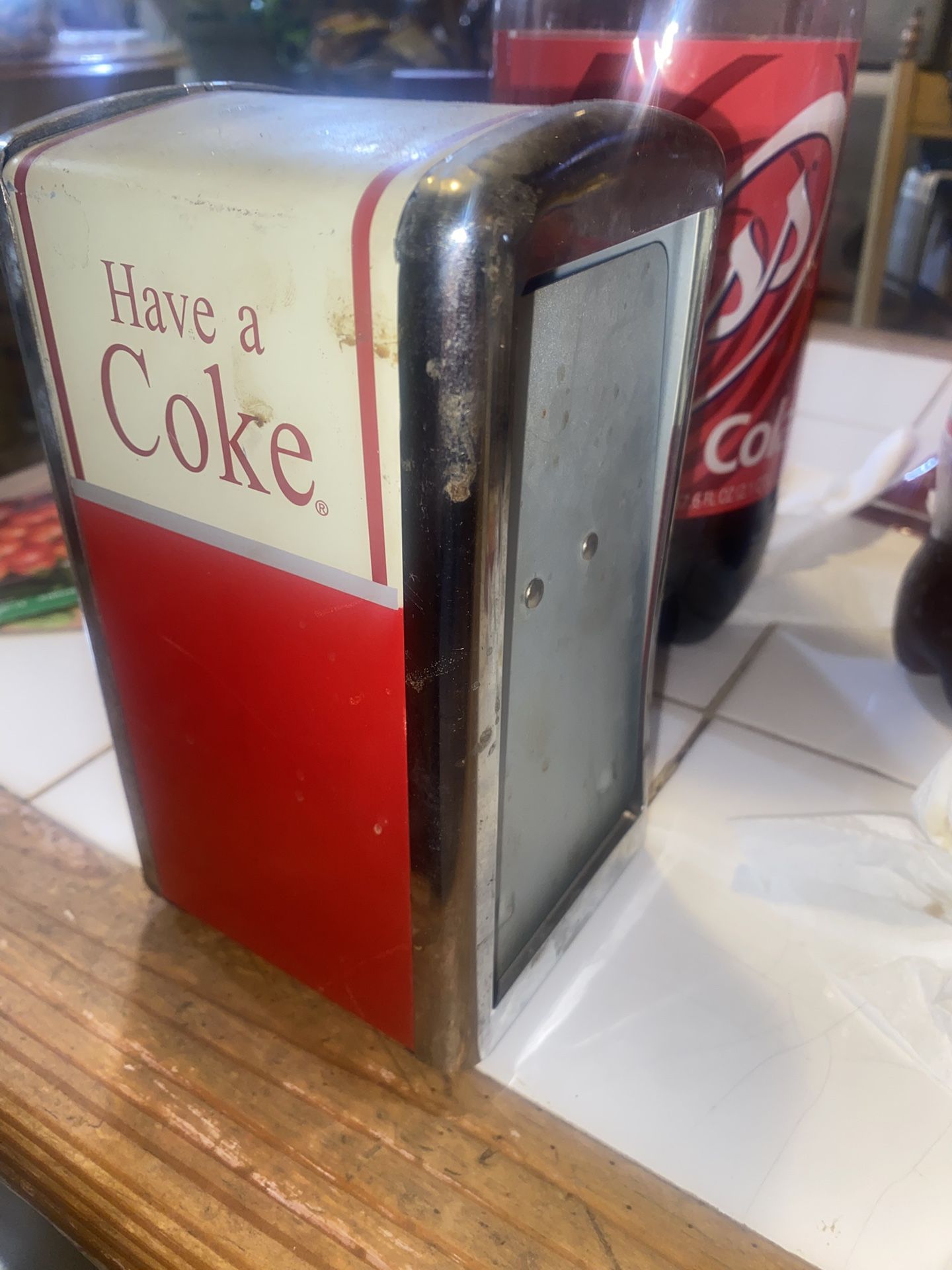 Coca-Cola napkin holder 1992